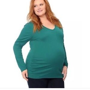 Motherhood Maternity Long Sleeve Knit Top Nwt